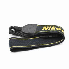 Nikon ニコン ストラップ 黒黄 アクセサリー 【中古】