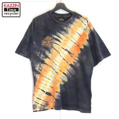 00s HARLEY DAVIDSON タイダイ柄 半袖Ｔシャツ メンズ 表記Lサイズ