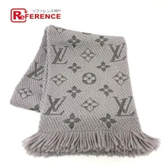 【美品 鑑定済】 ルイヴィトン エシャルプ ロゴマニア マフラー M74742 LOUIS VUITTON ルイ・ヴィトン マフラー エシャルプ・ロゴマニア