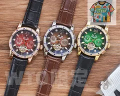 【今日WTO】Patek Philippe パテックフィリップ マルチファンクション レザー メンズウォッチ-WTO輸入2-FD86
