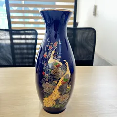 花瓶 孔雀釉　壺 花瓶 孔雀釉 龍野窯 松山彰輝 孔雀焼 作家物 花入｜Yahoo!フリマ