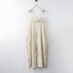 サマンサモスモス Samansa Mos2 SM2 スカラップレースキャミサロペット F/ベージュ パンツ オールインワン 刺繍【2400014195330】