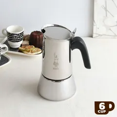 新品 ビアレッティ ヴィーナス 6カップ用 ステンレス BIALETTI エスプレッソ コーヒーメーカー 直火 マキネッタ ギフト 結婚祝い プレゼント 贈り物のサムネイル