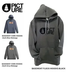 ピクチャー　パーカー　picture　パーカー　メンズ　フードパーカー　ロゴ　裏起毛　BASEMENT HOODIE　スノーボード　アウトドア　サスティナブルのサムネイル