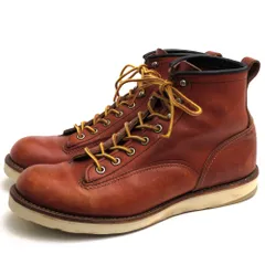 ひ*ろ様 【廃盤品】レッドウイング REDWING ラインマン2907 USA8 レッドウィング27.5cm 2907 ラインマン US91/2