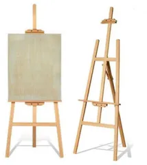木製 イーゼル 150cm 絵画スタンド 高さ調節 角度自由 看板立て 油絵 画材 スケッチ[送料無料(一部地域を除く)]mer004のサムネイル