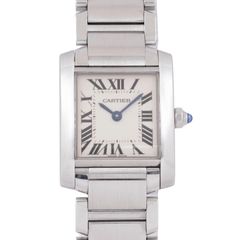 カルティエ Cartier タンク フランセーズ W51008Q3 Cartier Tank  クォーツ 腕時計 レディース アイボリー