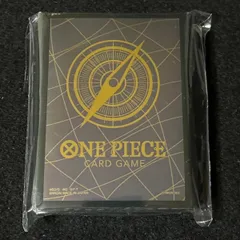 【新品未使用】リミテッドカードスリーブ　スタンダードブラックゴールド【ワンピースカード】