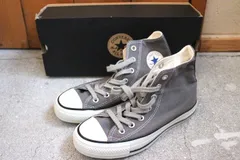 美品 CONVERSE コンバース 23cm ALL STAR HI オールスターハイ 1C988 ハイカットスニーカー キャンバス チャコールグレー