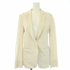 クミキョク 組曲 KUMIKYOKU テーラードジャケット 薄手 春アウター 2 M 白 アイボリー /TK ■GY99