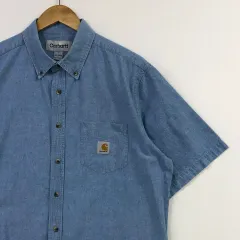 2025年最新】carhartt カーハート シャンブレーシャツの人気