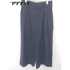 ◇ SLOBE IENA スローブ イエナ ワイド パンツ サイズ40 ネイビー レディース  【1110010000545】