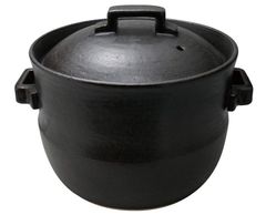 スズ木 萬古焼 角手炊飯鍋 4号 Suzuki Banko ware square hand rice cooker No. 4