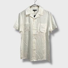 SAVOY CLOTHING ハンドステッチ オープンカラーシャツ WHITE - メルカリ