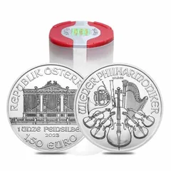 60 枚2021オーストリアウィーン銀貨31.1g純銀、プラスチックケース付き