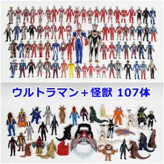 ウルトラマン ソフビ フィギュア まとめて 107体 怪獣 オーブリング 人形 現状品 円谷プロ R2508-073