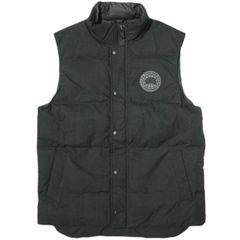 新品 CANADA GOOSE カナダグース カナダ製 Garson Vest Crinkle Cotton Black Label ガーソンベスト ブラックレーベル 2081MB2 L BLACK ダウンベスト 定価116,600円 BLACK DISK