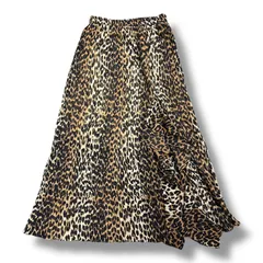 GANNI Leopard-print Skirt レオパードプリントスカート マキシスカート ガニー 6491 ブラウン系 36 539A1のサムネイル