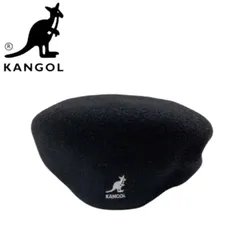 カンゴール kangol ハンチング 帽子 ハット ベレー帽 233-069601 0258BC ブラック×シルバー ハンチング メンズ レディース 504 ウール ウール素材 カジュアル ファッション KANGOL 504 CAP 新品 正規品 未使用品