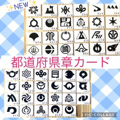 都道府県章カード　神経衰弱　モンテッソーリ 社会　家庭学習　脳トレ　レクリエーション