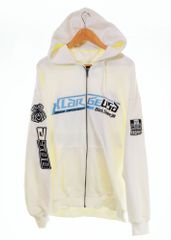 エクストララージ XLARGE AVIREX アヴィレックス フルジップ フーデッド スエット パーカー 白 101234012028 パーカ ホワイト Lサイズ 103MT-2342