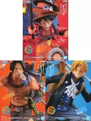 【中古】フィギュア 全3種セット 「ワンピース」 ワンピースマニアが本気で三兄弟をプロデュースしたらこうなった!!