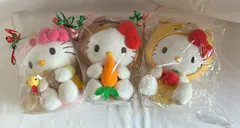 ハローキティ　干支　ぬいぐるみ　３体セット　ヤクルト