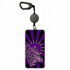  パスケース 定期入れ 子供用 リール付き ICカード 高校生 学生 社会人 通勤 便利 伸びる リール カード入れ 2枚収納 日章旗 旭日旗 虎 タイガー 31093