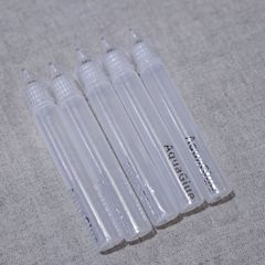 5本セット　15ml　ガラス絵の具用　ペン型容器　ニードルボトル　ユニコーンボトル　ドロッパーボトル　スクイーズボトル