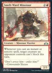 【中古】マジックザギャザリング [UC]：【FOIL】Smelt-Ward Minotaur/溶解区のミノタウルス