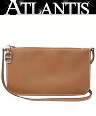 CELINE ヴィンテージセリーヌダブルフラップレザーハンドバッグ セリーヌ CELINE ヴィンテージ ダブルフラップ ハンドバッグ