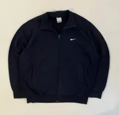 00s Nike(ナイキ） 必須アイテム オールドスクール コットン ジップアップ 綿 ジャージ