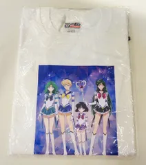 セーラームーンストア ストアオリジナル 劇場版美少女戦士セーラームーンCosmos Tシャツ 外部太陽系4戦士 ホワイト Mサイズ 白M