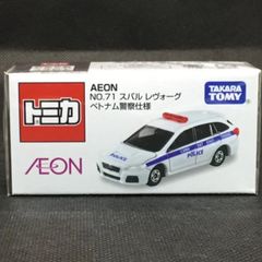 AEON オリジナル トミカ スバル レヴォーグ ベトナム警察仕様