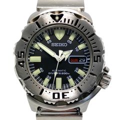 セイコー　SEIKO　ブラックモンスター　SKX779　7S26-0350　ダイバーズ　自動巻　黒　デイデイト表示