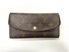 LOUIS VUITTON ルイ・ヴィトン モノグラム ポルトフォイユ・エミリー ファスナー長財布 M41943 ブラウン × フューシャピンク スペイン製