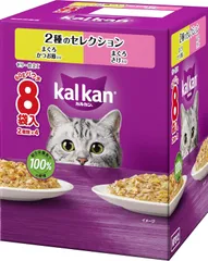 訳あり 20個セット カルカン パウチ 2種のセレクション まぐろかつお節入り まぐろさけ入り 8袋入り×20ボールセット【北海道/沖縄/離島発送不可】のサムネイル