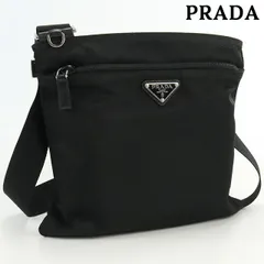 男の子向けプレゼント集結 PRADA プラダ B6675F ショルダーバッグ/濃