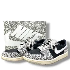 26cm NIKE WMNS AIR JORDAN 1 LOW OG Black Cement CZ0775-001