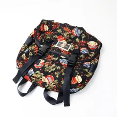 PINKHOUSE ブラックデニム パッチワーク リュック　ビンテージ　レア PINKHOUSE ブラックデニム パッチワーク リュック ビンテージ