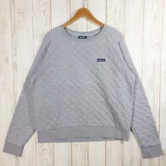 【Women's XL グレー系】 Patagonia ( パタゴニア ) オーガニックコットン キルト クルー オーガニックコットン 25310 International Women's ドリフターグレー | Drifter Gray | D