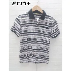 ◇ ◎ JOURNAL STANDARD ジャーナルスタンダード ボーダー 半袖 ポロシャツ サイズM パープル系 レディース 【中古】 【1102010005774】