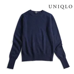 678t*美品 ユニクロ UNIQLO カシミヤ100% クルーネックセーター