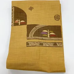 ［5609］名古屋帯 草木文様 お太鼓柄 九寸 正絹 着物