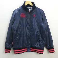 H■ルコックスポルティフ/lecoqsportif GOLF 中綿ジャケット ゴルフウェア【LL】紺/LADIES■7【中古】