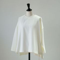 LOHEN ローヘン ベビーサテンTシャツブラウス ホワイト - メルカリ