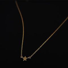 Ouca（ウーサ）ネックレス／ナイトシリーズ*10KYG*スターモチーフネックレス