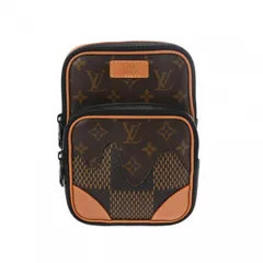 ルイヴィトン LVスクエアード アマゾンスリングバッグ NIGOコラボ  ブラウン  N40379  ユニセックス  ダミエジャイアント ボディバッグ