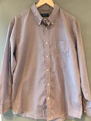 VANSPORTS ヴァンスポーツ バンスポーツ 長袖シャツ ピンチェック BDシャツ ボタンダウン L/S メンズ LLサイズのサムネイル
