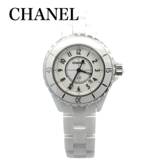 【中古美品】 CHANEL シャネル J12 33mm クオーツ レディース 腕時計 H0968
